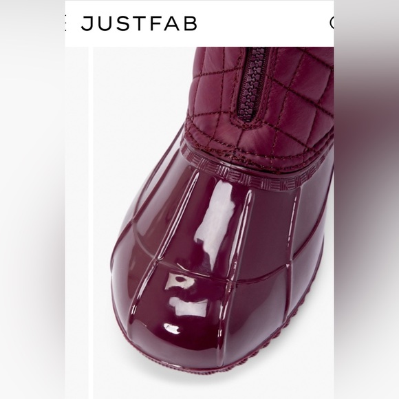 *ADD ME FOR FREE TO ANY ORDER $50+* JustFab Evi SlipOn Quilted Duck Boot - Picture 5 of 5